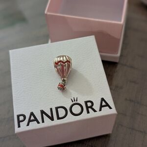 Pandora Red and Silver Hot Air Balloon Charm